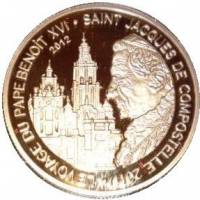 () Монета Кот-д’Ивуар 2012 год 100  ""   Золото с Медным покрытием  UNC