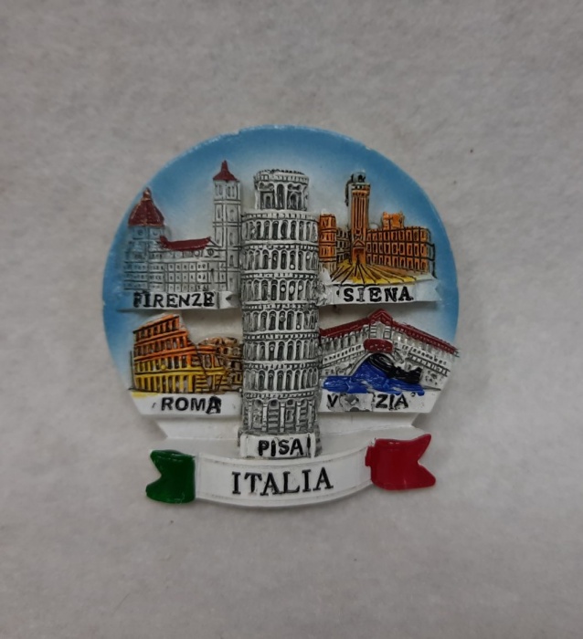Сувенирный магнит &quot;ITALIA&quot; (состояние на фото)