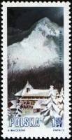 (1972-065) Марка Польша "Хала Гасеникива"    Горные домики в Национальном парке Татры II Θ