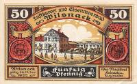 (№1922) Банкнота Германия 1922 год "50 Pfennig"