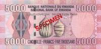 () Банкнота Руанда 2004 год 5 000  ""   UNC