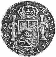 (№1808km243) Монета Бразилия 1808 год 960 Reacute;is (Минас-Жерайс)