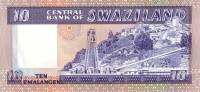  Банкнота Свазиленд 1981 год 10     UNC