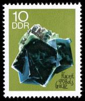 (1969-037) Марка Германия (ГДР) "Флюорит"    Минералы II Θ