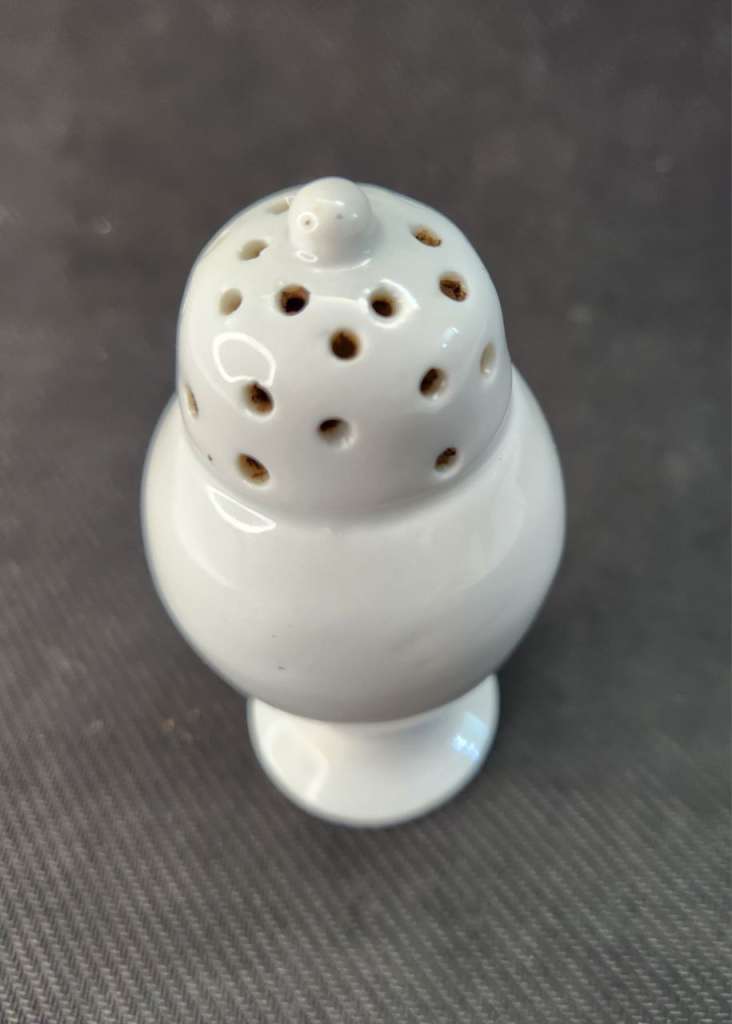 Солонка перечница фарфор М.С. Кузнецова, царская Россия