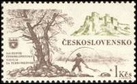 (1964-009) Марка Чехословакия "Рыбалка"    Туризм I Θ