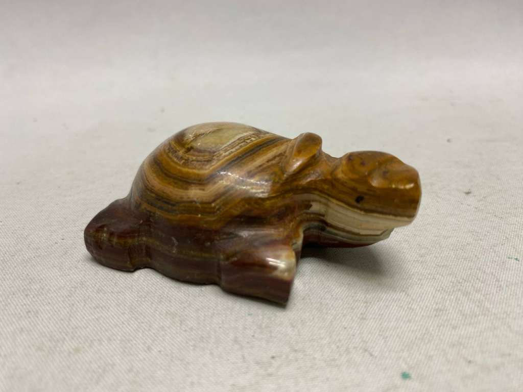 Сувенир статуэтка из оникса черепаха