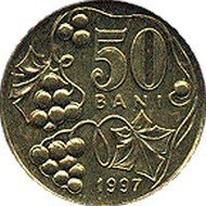 (№1997km10) Монета Молдова 1997 год 50 Bani