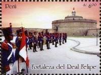 (№2007-2255) Марка Перу 2007 год "Король Philippe039s Крепость", Гашеная