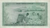 (№1966P-2a) Банкнота Кения 1966 год "10 Shillings"