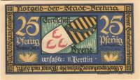 (№1921) Банкнота Германия 1921 год "25 Pfennig"