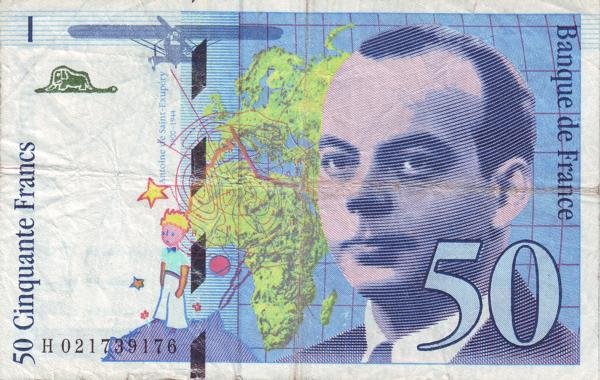 () Банкнота Франция 1996 год 50  &quot;&quot;   UNC