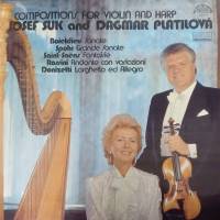 Пластинка виниловая , compositions for violia and harp Supraphon 300 мм. (Сост. отл.)