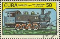 (1984-049) Марка Куба "Локомотив (6)"    Локомотивы II Θ