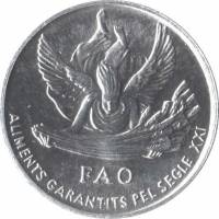 (№1999km171) Монета Андорра 1999 год 1 Cegrave;ntim