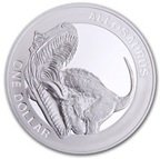 (№2010km336) Монета Новая Зеландия 2010 год 1 Dollar (Древнего Ящера - Аллозавра)