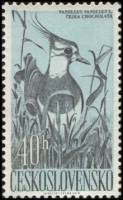 (1960-055) Марка Чехословакия "Чибис (Пигалица)" , III Θ