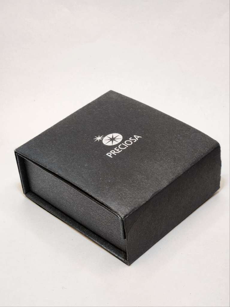 Серьги голубой хрусталь Preciosa в подарочной упаковке