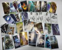 Карточки наклейки Jurassic world Panini Мир Юрского периода коллекция 56 шт в наборе
