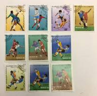 --  Набор марок Коморы 10 шт.  Гашёные , III Θ