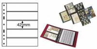 Лист OPTIMA 5S на 10 банкнот двусторонний, черный. Упаковка (10 шт.) Германия, 333229