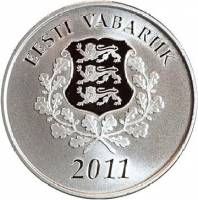 (№2011km71) Монета Эстония 2011 год 10 Euro (Эстония)