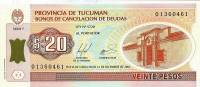 (№2003P-S2724) Банкнота Аргентина 2003 год "20 Pesos"