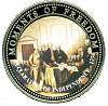 (2001) Монета Либерия 2001 год 10 долларов "Декларация Независимости"  Медь-Никель  UNC
