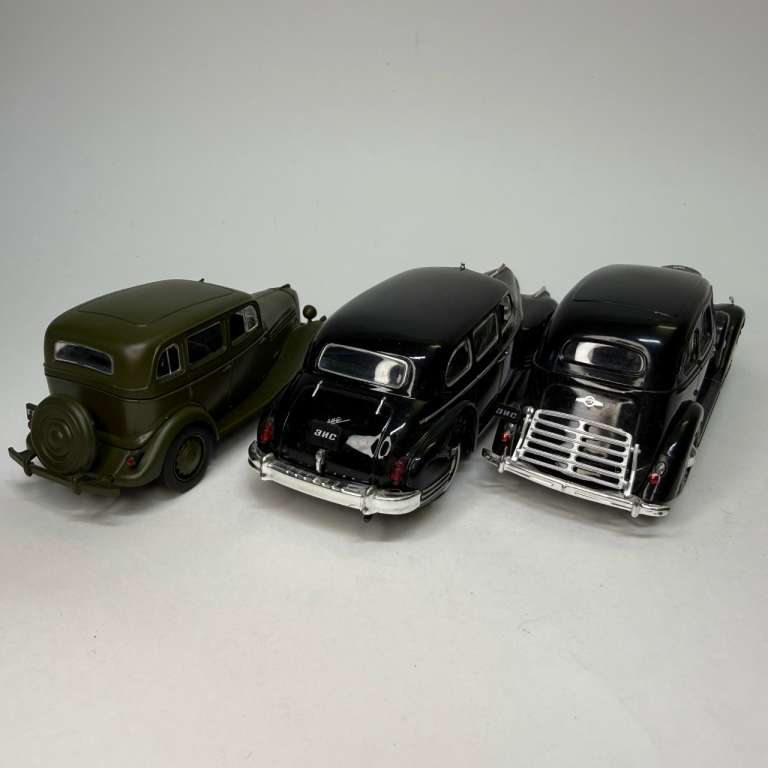 De Agostini набор моделей ГАЗ-61-40 ЗИС-110 ЗИС-101А 1:43 без блистера