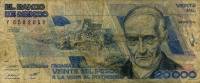 (№1988P-92a.4) Банкнота Мексика 1988 год "20,000 Pesos"