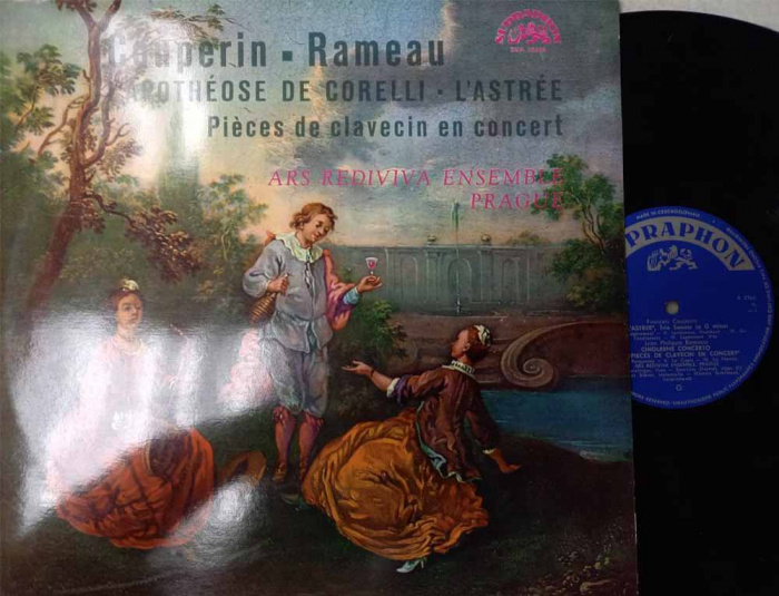 Пластинка виниловая &quot;F, Couperin. Couperin Rameau&quot; Supraphon 300 мм. (Сост. отл.)