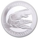 (№2010km339) Монета Новая Зеландия 2010 год 1 Dollar (Древние Рептилии - Moanasaurus)