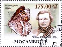 (№2009-3405) Марка Мозамбик 2009 год "250-летию Уильяма Кирби 17591850", Гашеная
