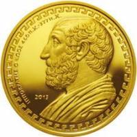 (№2013) Монета Греция 2013 год 200 Euro (Гиппократ - отец медицины)