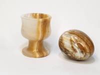 Сувенир статуэтка оникс Рюмка и Яйцо