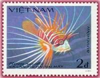(1984-040) Марка Вьетнам "Рыба-лев"    Рыбы III Θ