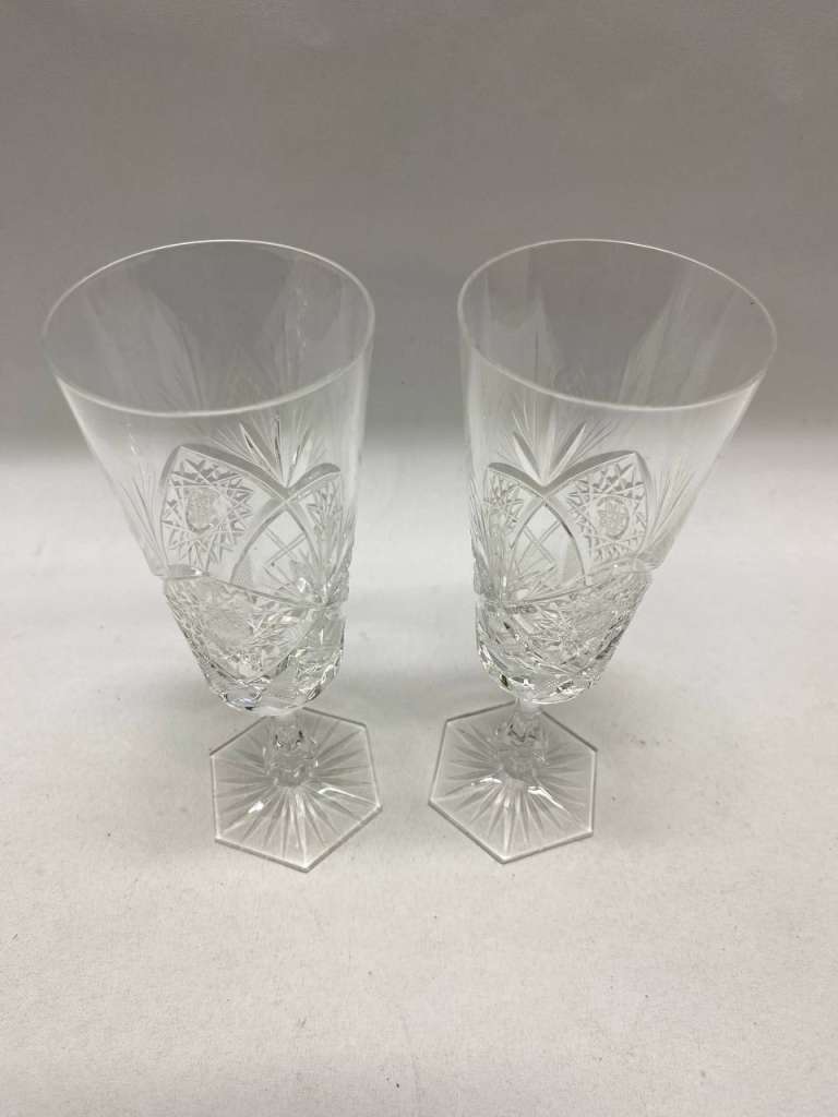 Фужеры для шампанского хрусталь СССР, 2 шт