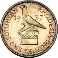 (№1937km11) Монета Южная Родезия 1937 год 1 Shilling