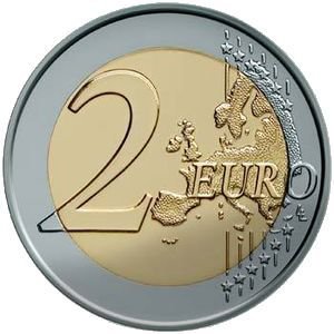 010 Монета Германия (ФРГ) 2012 год 2 евро Бавария Двор A Биметалл  UNC