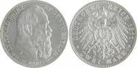 (1911d) Монета Германия (Бавария) 1911 год 2 марки "Принц-регент Луитпольд"  Серебро Ag 900  XF