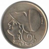 () Монета Греция 1926 год 1  ""   Медь-Никель  UNC