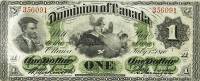 (№1870P-12b) Банкнота Канада 1870 год "1 Dollar"