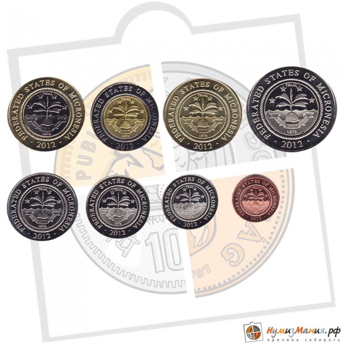 () Монета Микронезия, Федеративные Штаты 2012 год &quot;&quot;   UNC
