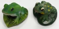 Набор фигурок "Лягушки на листе ", полистоун (сост. на фото)