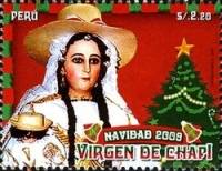 (№2009-2441) Марка Перу 2009 год "Рождество 2009", Гашеная