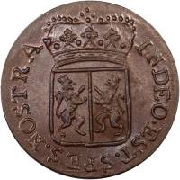 (№1788km108) Монета Нидерланды 1788 год 1 Duit (1/8 Stuyver)