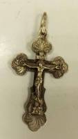 Крестик, серебро 925 пр., 3,4 гр. СССР