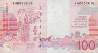(1995) Банкнота Бельгия 1995 год 100 франков "Джеймс Энсор"   UNC