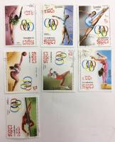 --  Набор марок Камбоджа 7 шт.  Гашёные , III Θ