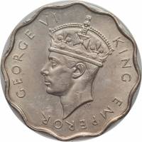 (№1939km1) Монета Сейшельские острова 1939 год 10 Cents